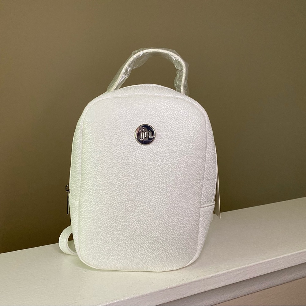 NWT Jessica Moore Exquisite Mini Backpack In White - Picture 4 of 7